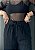 Calça Wide Leg Viscolinho Premium Risca de Giz Adriele @usemika Feminino - Imagem 8