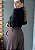 Calça Wide Leg Viscolinho Premium com Elástico Atrás Isis @usemika Feminino - Imagem 3