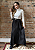 Saia Cetim Midi Plissada Júlia @usemika Feminino - Imagem 2