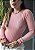 Blusa Modal Gola Redonda Canelada Largo Clara @usemika Feminino - Imagem 3