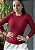 Blusa Modal Gola Redonda Canelada Largo Clara @usemika Feminino - Imagem 4