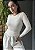Blusa Modal Gola Redonda Canelada Largo Clara @usemika Feminino - Imagem 1