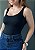 Kit Blusa Poliamida Texturizada Regata Zara Marrom Claro, Off e Preto @usemika Feminino - Imagem 3