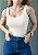 Kit Blusa Poliamida Texturizada Regata Zara Marrom Claro, Off e Preto @usemika Feminino - Imagem 4