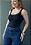 Kit Blusa Poliamida Texturizada Regata Zara Rosa Bebê, Marrom e Preto @usemika Feminino - Imagem 4