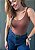 Kit Blusa Poliamida Texturizada Regata Zara Rosa Bebê, Marrom e Preto @usemika Feminino - Imagem 3