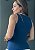Kit Poliamida Regata Fechada Zara Preto, Azul e Cinza Claro@usemika Feminino - Imagem 4