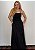 Vestido Malha com Tricoline Longo Emanuela @usemika Feminino - Imagem 1