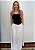Vestido Malha com Tricoline Longo Emanuela @usemika Feminino - Imagem 4