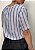 Camisa Viscose Listrada Transpassada Melodi @usemika Femnino - Imagem 2