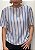 Camisa Viscose Listrada Transpassada Melodi @usemika Femnino - Imagem 3