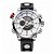 Relógio Masculino Weide AnaDigi WH-3401-C – Prata e Branco - Imagem 1