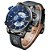 Relógio Masculino Weide AnaDigi WH-3401-C – Preto e Azul - Imagem 2