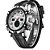 Relógio Masculino Weide AnaDigi WH-5205 – Preto e Branco. - Imagem 2