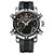 Relógio Masculino Weide AnaDigi WH5205 – Prata e Laranja - Imagem 1