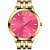 Relógio Feminino Tuguir Analógico TG141 – Dourado e Rosa - Imagem 1