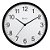 Relógio de Parede Herweg 6101-034 Quartz Redondo 22cm Preto - Imagem 1
