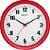 Relógio de Parede Herweg 6102-269 Redondo 22cm Vermelho - Imagem 1