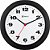 Relógio de Parede Herweg 6103-034 Quartz Redondo 21cm  Preto - Imagem 1
