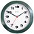 Relógio de Parede Herweg 6103-336 Quartz Redondo 21cm Verde - Imagem 1