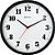 Relógio de Parede Herweg 6126-034 Quartz Redondo 26cm Preto - Imagem 1