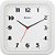 Relógio de Parede Herweg 6145-021 Quartz 23x23cm Branco - Imagem 1