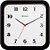 Relógio de Parede Herweg 6145-034 Quartz 23x23cm Preto - Imagem 1
