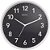 Relógio de Parede Herweg 6182-034 Redondo Quartz 26cm Preto - Imagem 1