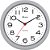 Relógio de Parede Herweg 660039-024 Redondo Quartz 22cm Cinza - Imagem 1