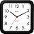 Relógio de Parede Herweg 660041-034 Quartz 23x23cm Preto - Imagem 1