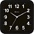 Relógio de Parede Herweg 6670-034 Quartz 23x23cm Preto - Imagem 1