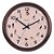 Relógio de Parede Herweg 660130-304 Quartz Redondo 40cm Marrom - Imagem 1