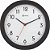 Relógio de Parede Herweg 6633-035 Quartz Redondo 28cm Preto - Imagem 1