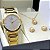 Kit Relógio Champion Feminino CN25930W com Colar e Brincos - Imagem 1