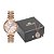 Kit Relógio Feminino Seculus colar e brincos 77266LPSVRS2K1 - Imagem 1