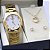Kit Relógio Champion Feminino CN26911W com Colar e Brincos - Imagem 1