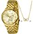 Kit Relógio Feminino Lince Dourado LRGH245L40 K0E6C2KX - Imagem 1