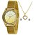 Kit Relógio Feminino Lince Dourado LRGJ135L KZ21C2KX - Imagem 1