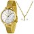 Kit Relógio Feminino Lince Dourado LRGM022L36 K0FLB1KX - Imagem 1