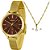 Kit Relógio Feminino Lince Dourado LRGM022L36 K0FNN1KX - Imagem 1