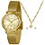 Kit Relógio Feminino Lince Dourado LRGM050L34 K0HBC2KX - Imagem 1