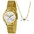 Relógio Lince Feminino Dourado Kit Coração – LRGH242L30 - Imagem 1
