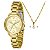 Relógio Lince Feminino Dourado Kit Colar – LRGH274L32 - Imagem 1
