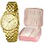 Relógio Lince Feminino Dourado Estojo Organizador LRGM044L38 - Imagem 1