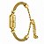 Relógio Lince Feminino Dourado Pulseira Mesh LQGH316L20-S1KX - Imagem 2