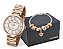 Relógio Mondaine Feminino 53617LPMKRE4K1 + pulseira - Imagem 1