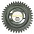 ENGRENAGEM COM BUCHA (CK-3346835 - 38X44Z) - MASSEY FERGUSON 290 / 290 ADV / 610 / 4290 / 4291 / 5290 / 5300 - 053356 - Imagem 3