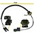 CHICOTE CONTROLE DE VÁLVULA TOMADA DE FORÇA PTO (CNH) - NEW HOLLAND TS90 / TS100 / TS110 /  TS120 - TS6000 / TS6020 / TS6030 - 82013103 / E9NN14N136CC - Imagem 2