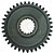 ENGRENAGEM DA ALTA EIXO INTERMEDIARIO (SISTEMA DE CÂMBIO 37X16Z - VALFER) - CBT 1000 / 1020 / 1065 / 1090 - 0900702023 / 7A61110 - Imagem 2