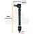 TERMINAL BARRA CURVA COMPELTO (DIREÇÃO DIANTEIRA - LADO ESQUERDO - TRA) - MASSEY FERGUSON 290 / 290 ADV À 650 ADV / CBT 8060 / 8260  / VALTRA 885 / 985 / BM85 / BM85 G2 À BM125I - 3588185 - Imagem 5